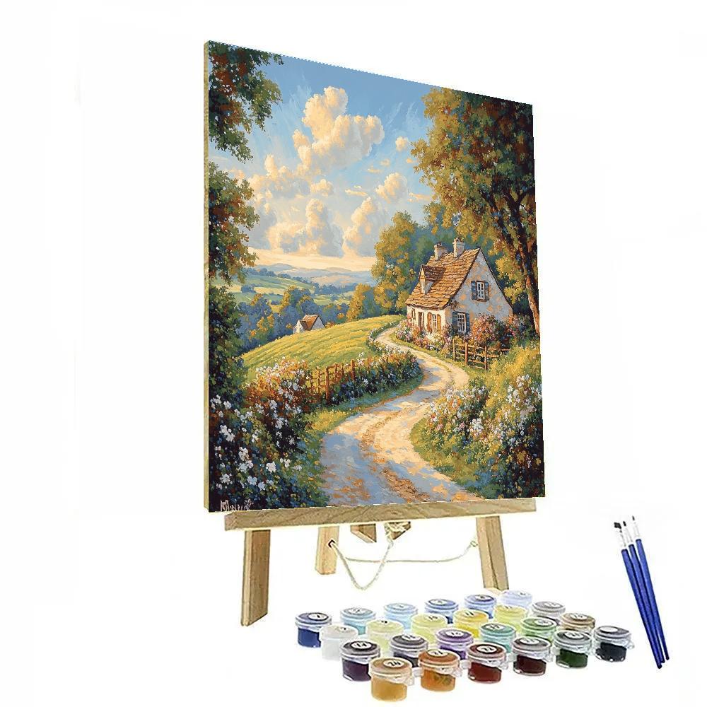 John Constable Inspired Countryside Morning Numbered painting kits