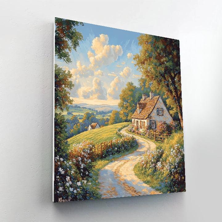 John Constable Inspired Countryside Morning Numbered painting kits