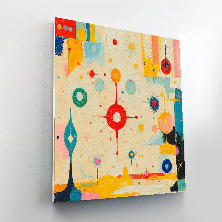 Miro Inspired Dreamy Garden DIY paint by numbers