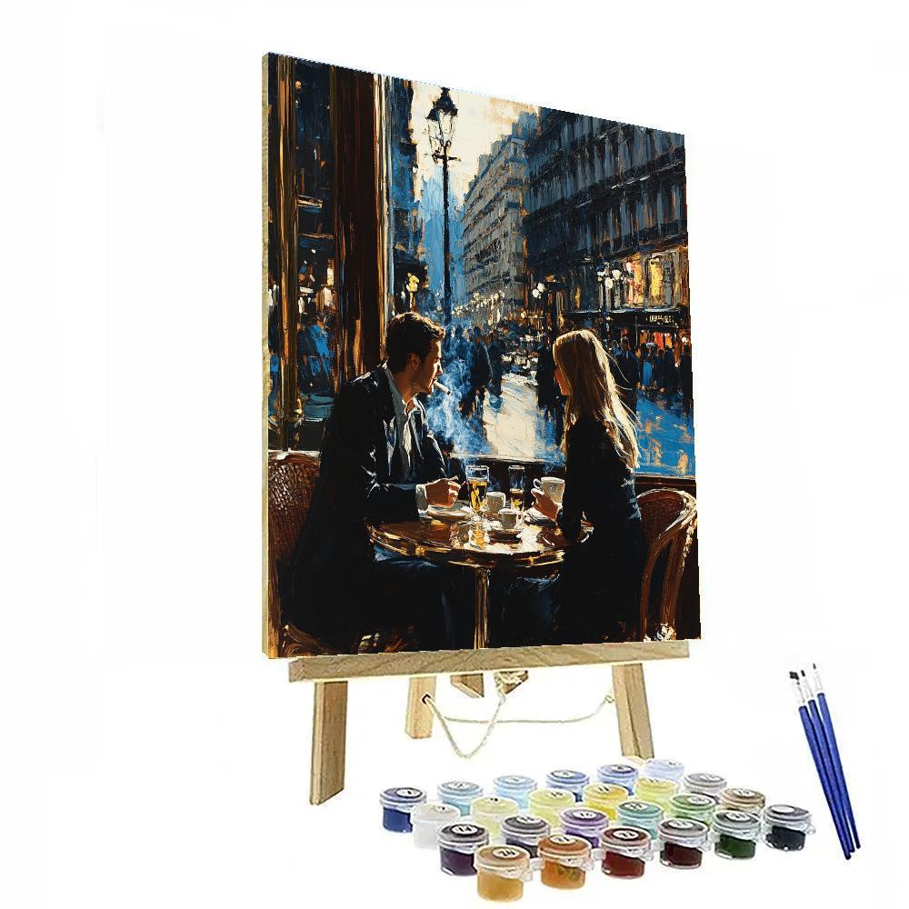 Manet Inspired Cafe Society Number painting