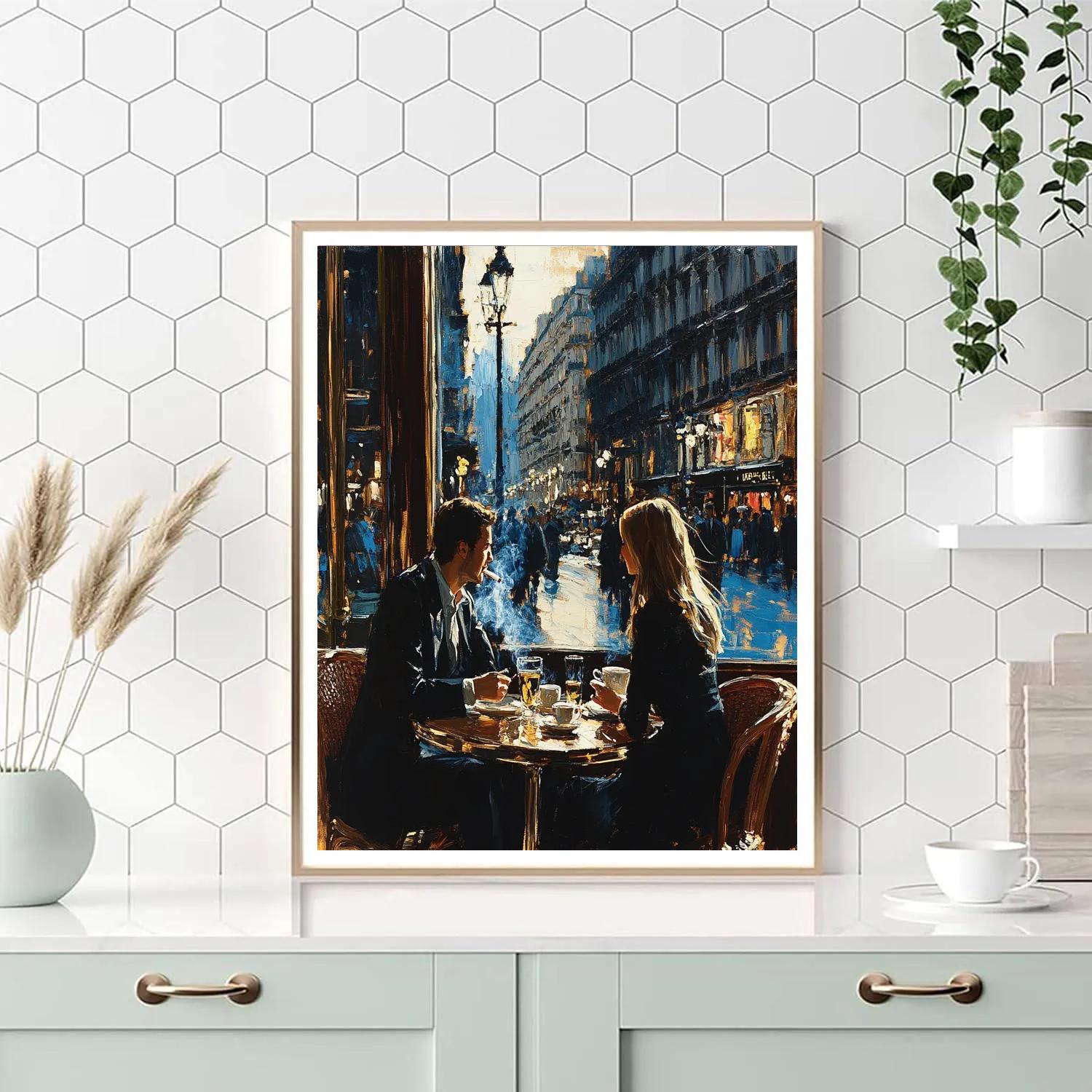 Manet Inspired Cafe Society Number painting