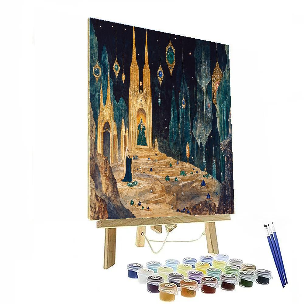 Gustave Moreau Inspired Oracle In Grotto Number painting