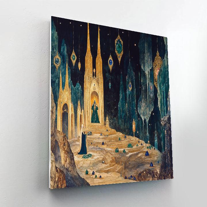 Gustave Moreau Inspired Oracle In Grotto Number painting