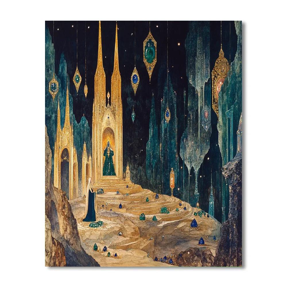 Gustave Moreau Inspired Oracle In Grotto Number painting