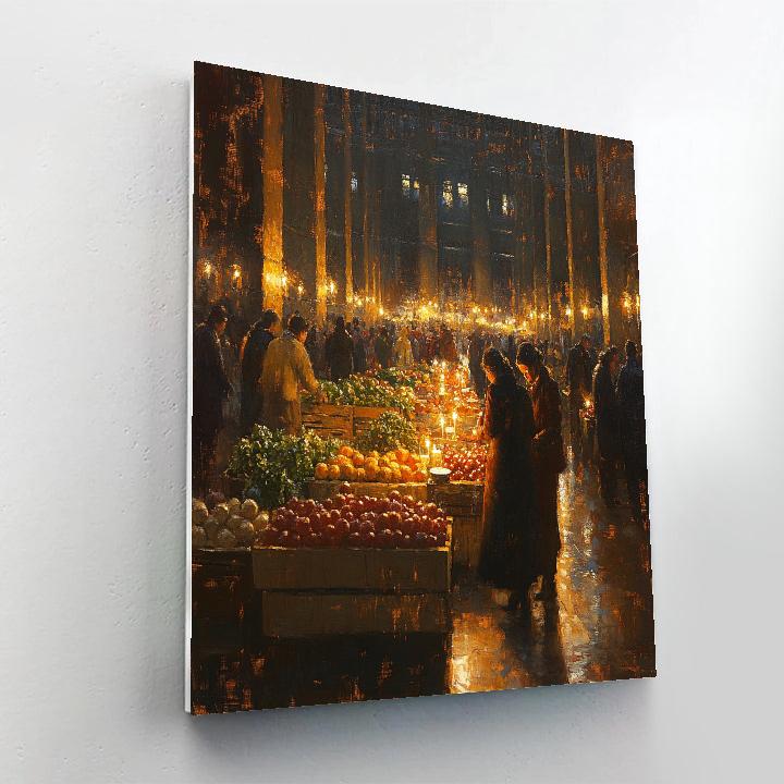 Rembrandt Inspired Night Watch Market Paint by numbers art