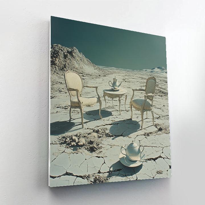 Salvador Dali Inspired Lunar Tea Party Painting by numbers kit