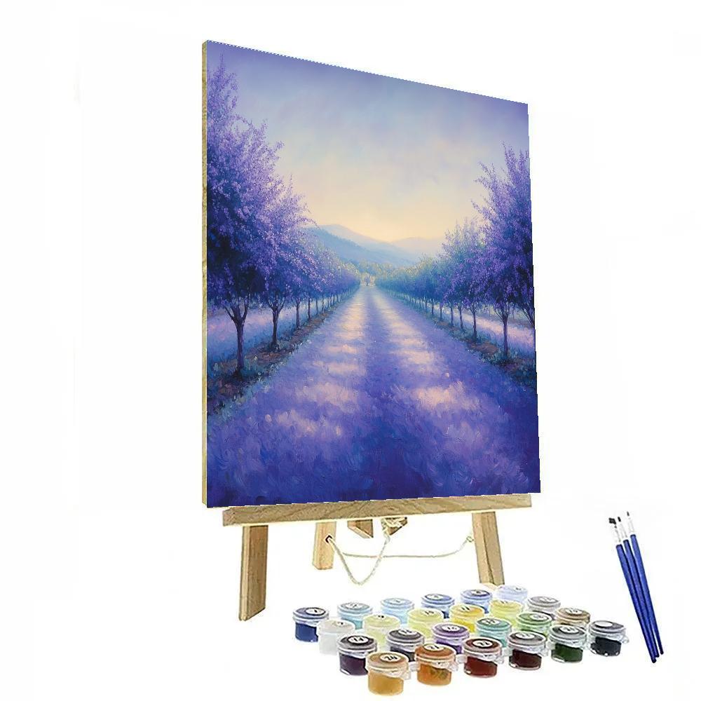 Claude Monet Inspired Twilight Orchard Painting by numbers kit