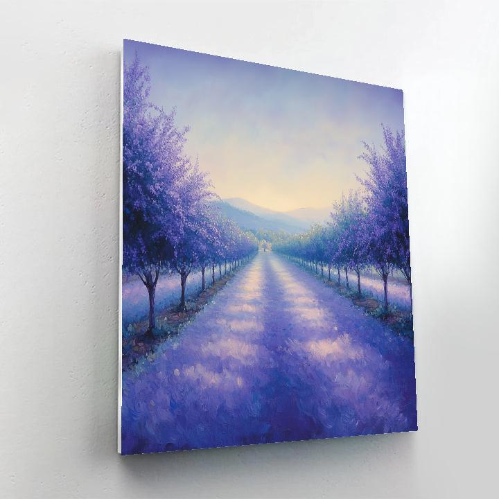 Claude Monet Inspired Twilight Orchard Painting by numbers kit