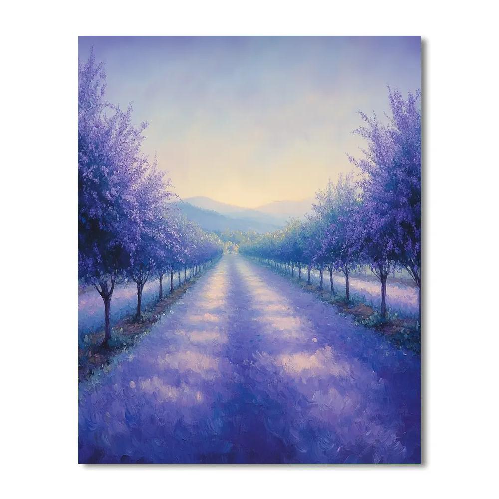 Claude Monet Inspired Twilight Orchard Painting by numbers kit