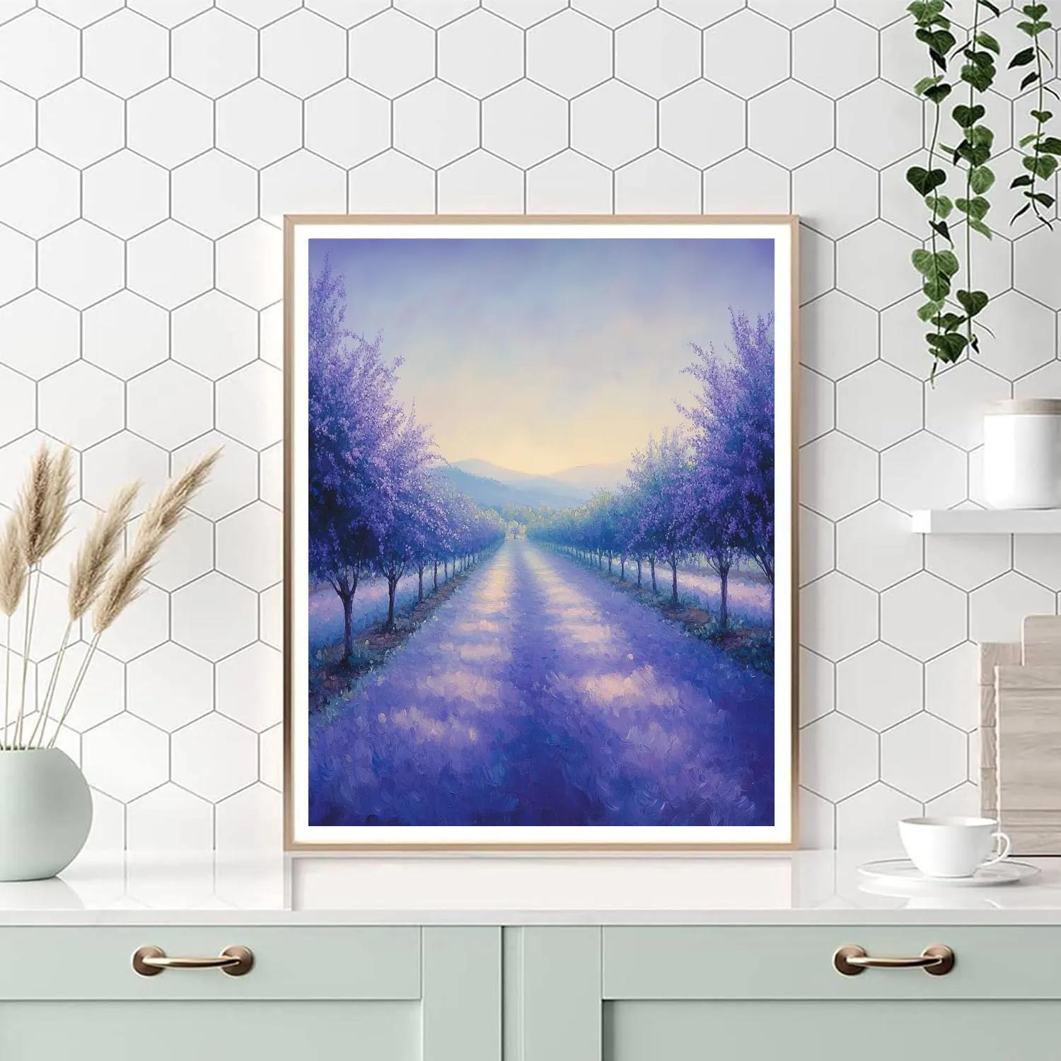 Claude Monet Inspired Twilight Orchard Painting by numbers kit