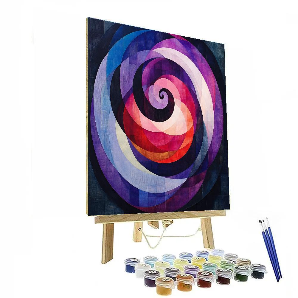 Wassily Kandinsky Inspired Nebula Composition Numbered painting kits