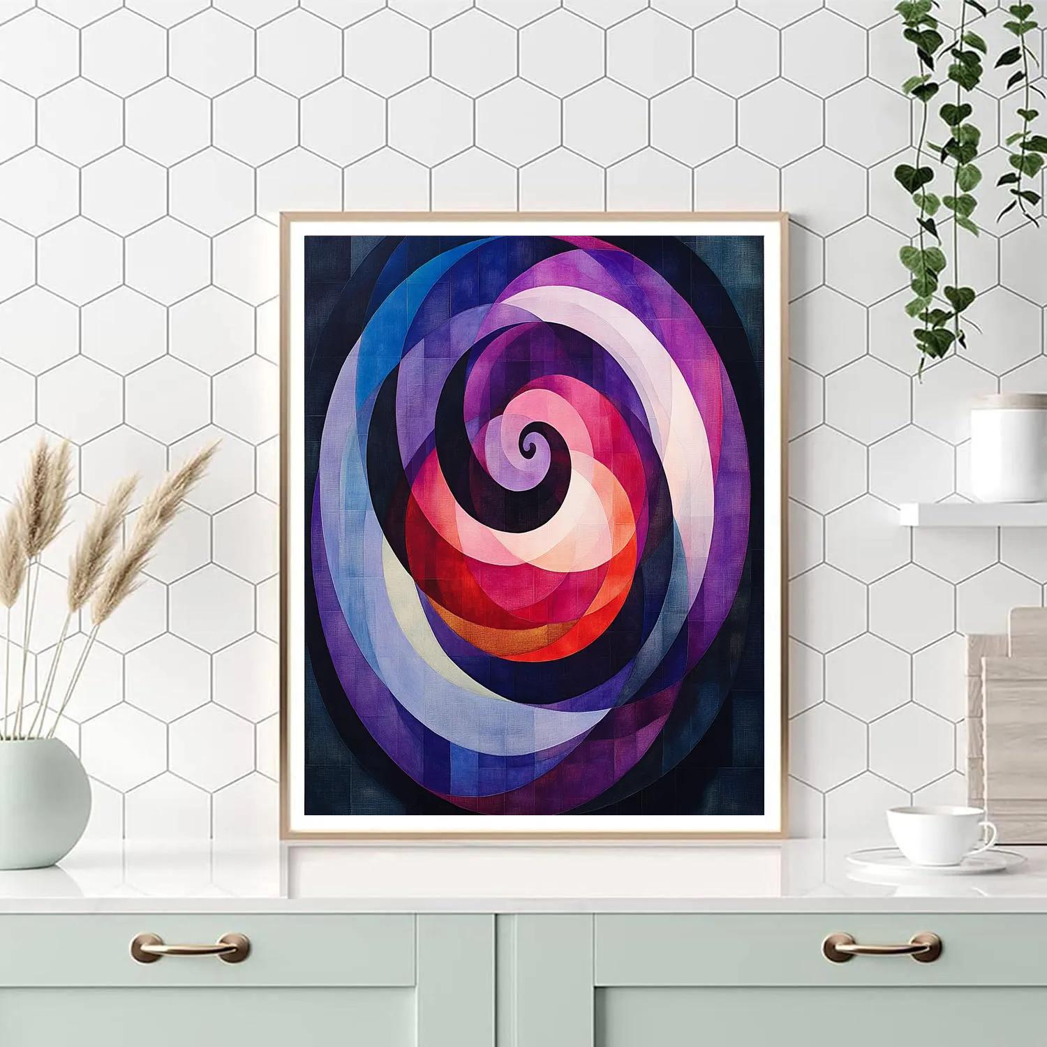 Wassily Kandinsky Inspired Nebula Composition Numbered painting kits