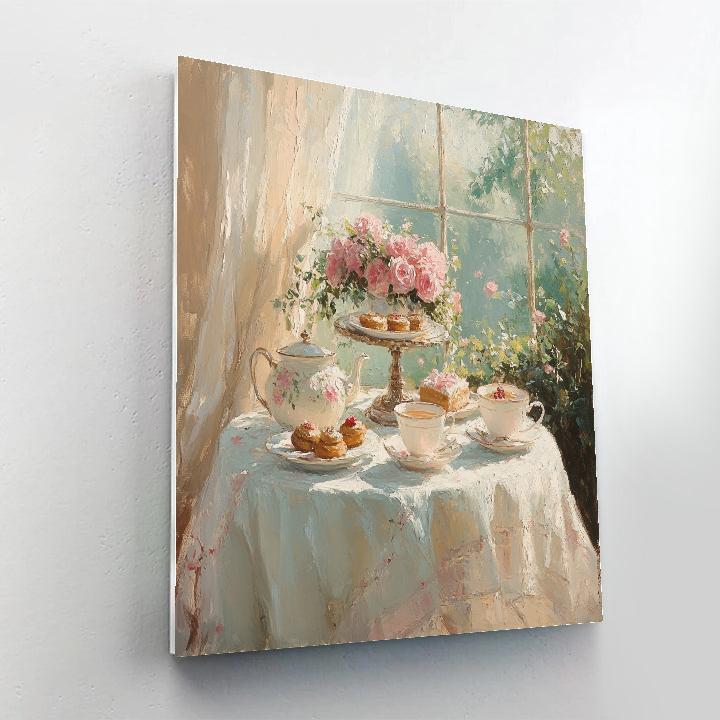 Mary Cassatt Inspired Afternoon Tea painting number kit