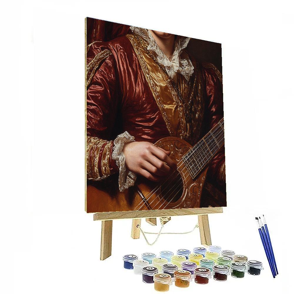 Diego Velázquez Inspired Court Musician Numbered painting kits
