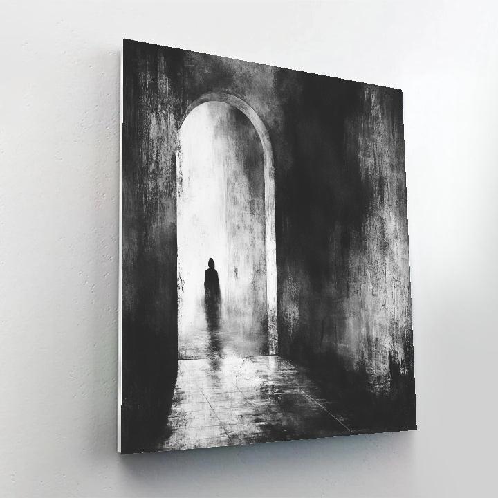 Francesca Woodman Inspired Dream Doorway painting number kit