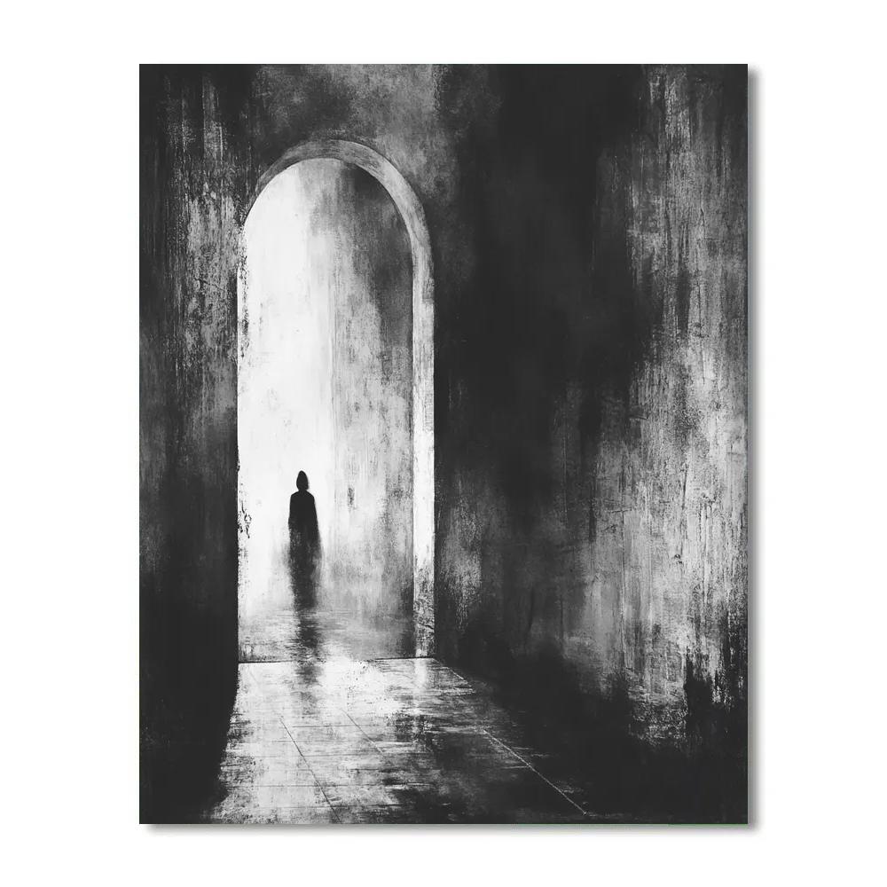 Francesca Woodman Inspired Dream Doorway painting number kit