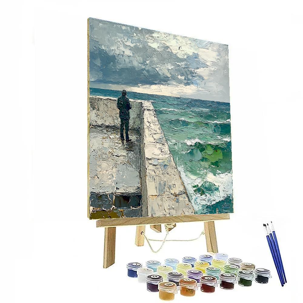 Winslow Homer Inspired Storm Watch Paint by numbers kits