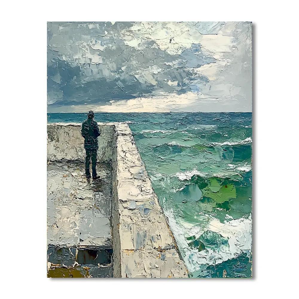 Winslow Homer Inspired Storm Watch Paint by numbers kits