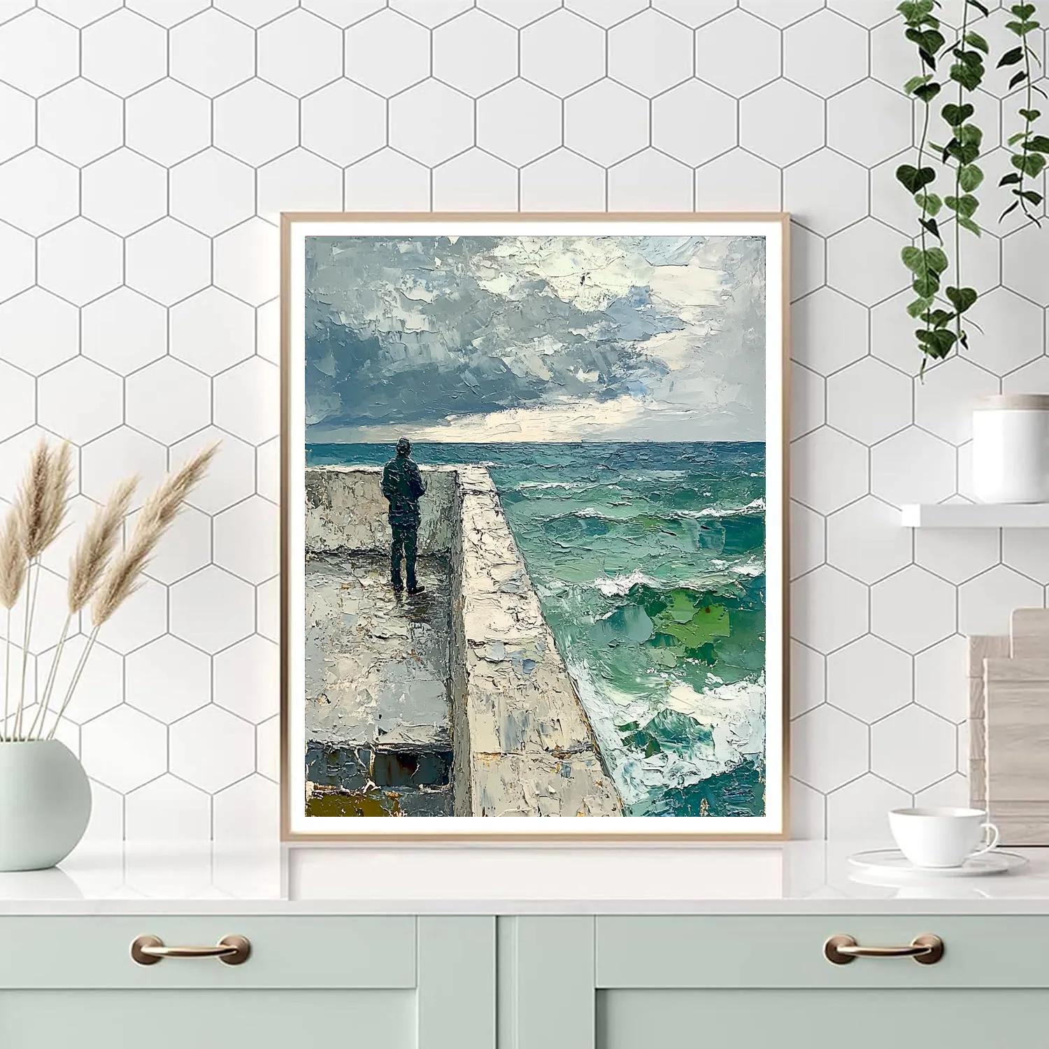 Winslow Homer Inspired Storm Watch Paint by numbers kits