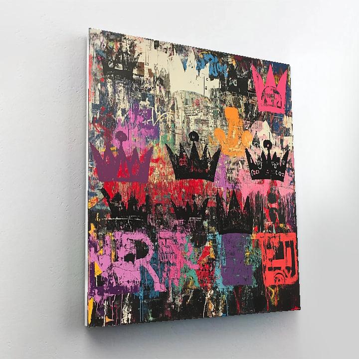 Jean-Michel Basquiat Inspired Fossil Streets Paint by numbers art