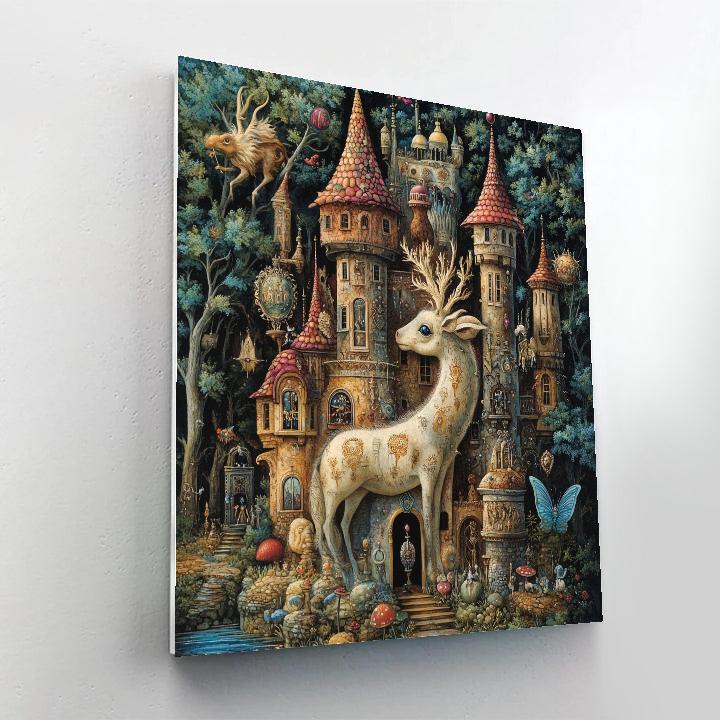 Hieronymus Bosch Inspired Carnival Of Oddities DIY paint by numbers