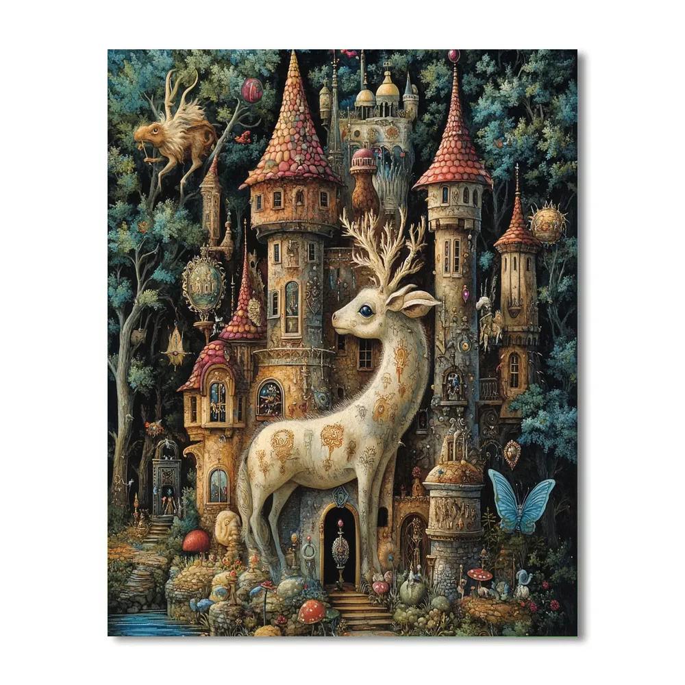 Hieronymus Bosch Inspired Carnival Of Oddities DIY paint by numbers