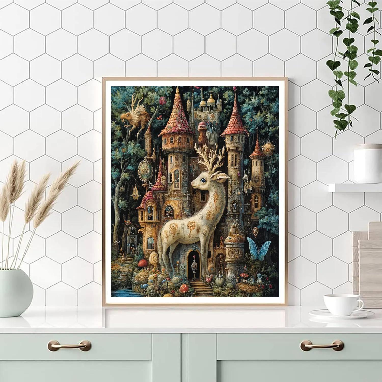 Hieronymus Bosch Inspired Carnival Of Oddities DIY paint by numbers