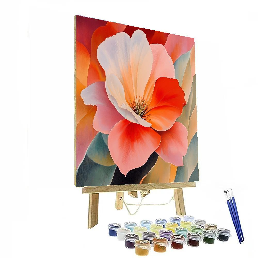 Georgia O’Keeffe Inspired Desert Blossoms painting number kit