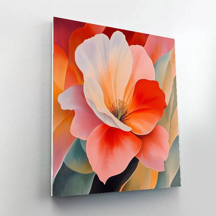 Georgia O’Keeffe Inspired Desert Blossoms painting number kit