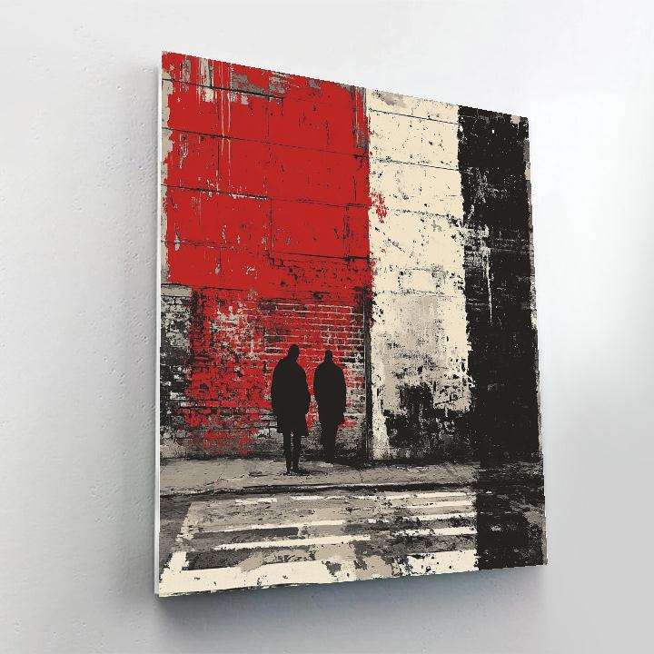Banksy Inspired Urban Street Art Scene painting number kit