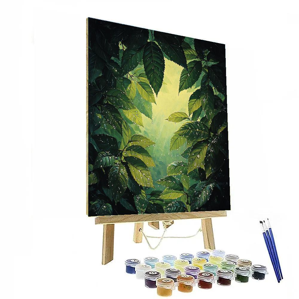 Caravaggio Inspired Thunderstorm Canopy paint by number