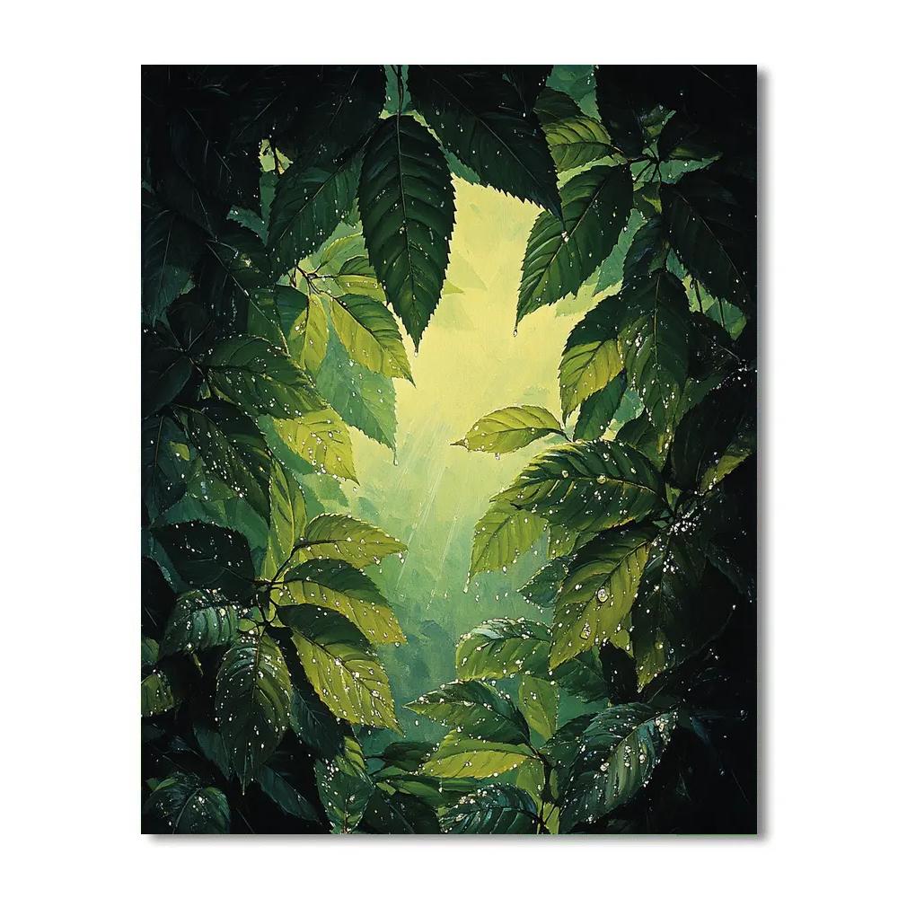 Caravaggio Inspired Thunderstorm Canopy paint by number