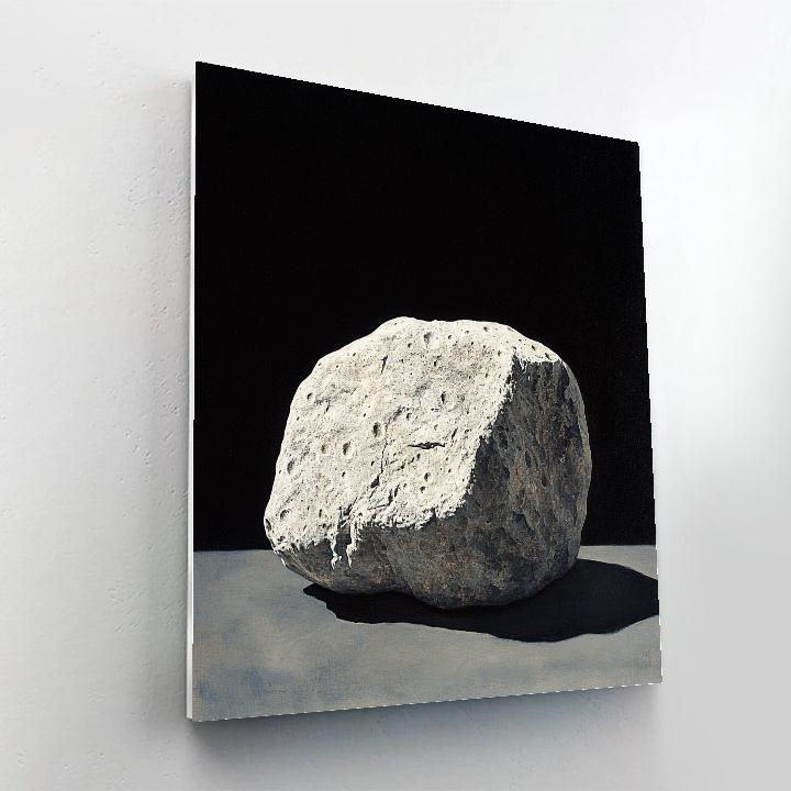 Caravaggio Inspired Lunar Rock Fragment Numbered painting kits