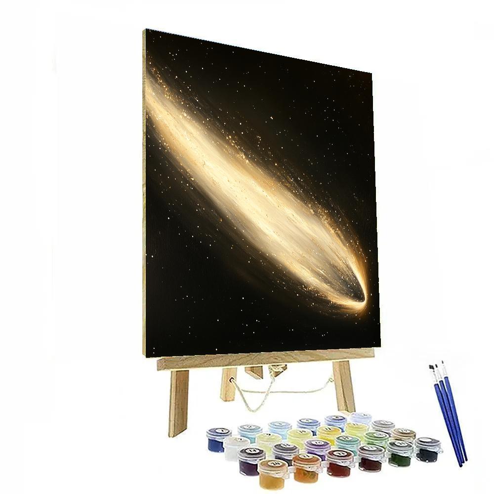 Caravaggio Inspired Comet Trail Luminescence Painting by numbers kit