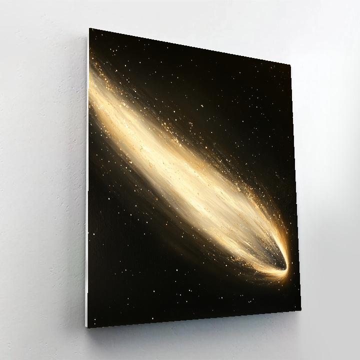 Caravaggio Inspired Comet Trail Luminescence Painting by numbers kit