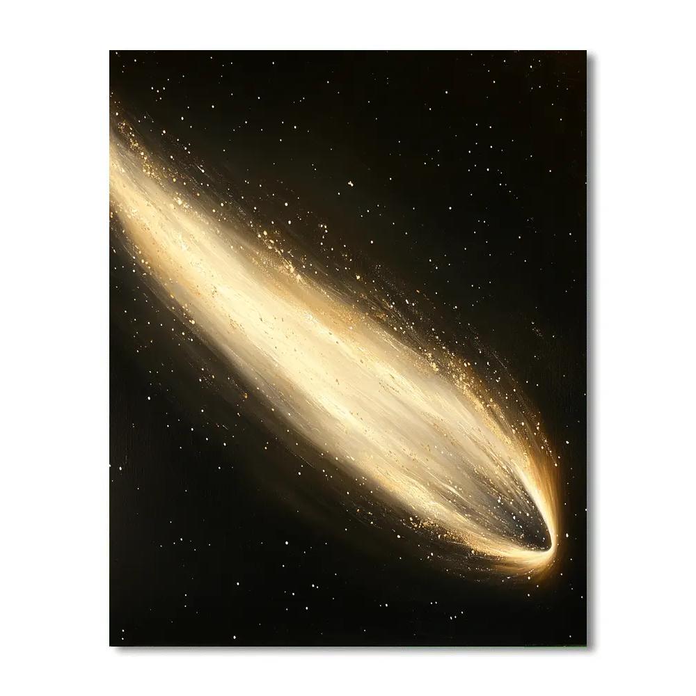 Caravaggio Inspired Comet Trail Luminescence Painting by numbers kit