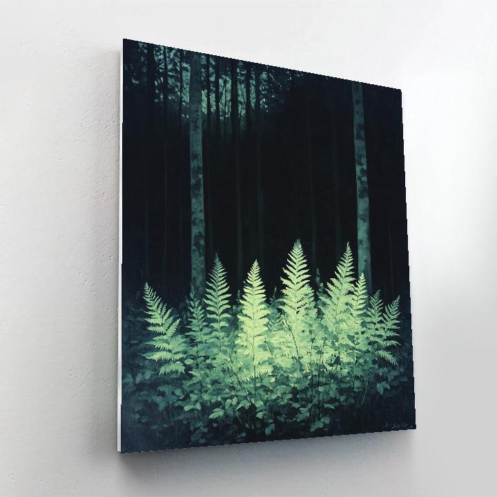 Caravaggio Inspired Twilight Ferns Paint by numbers art