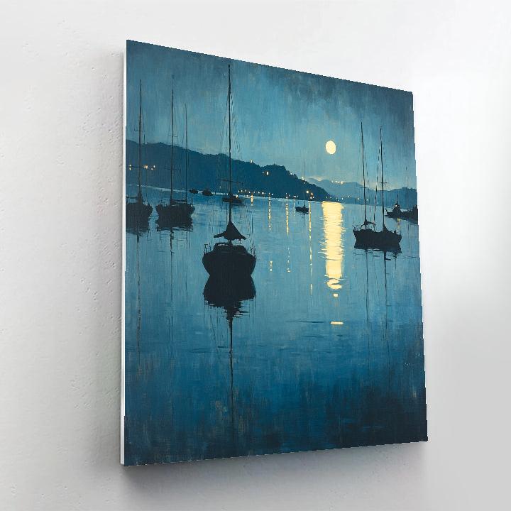 Whistler Inspired Moonlit Harbor Numbered painting kits