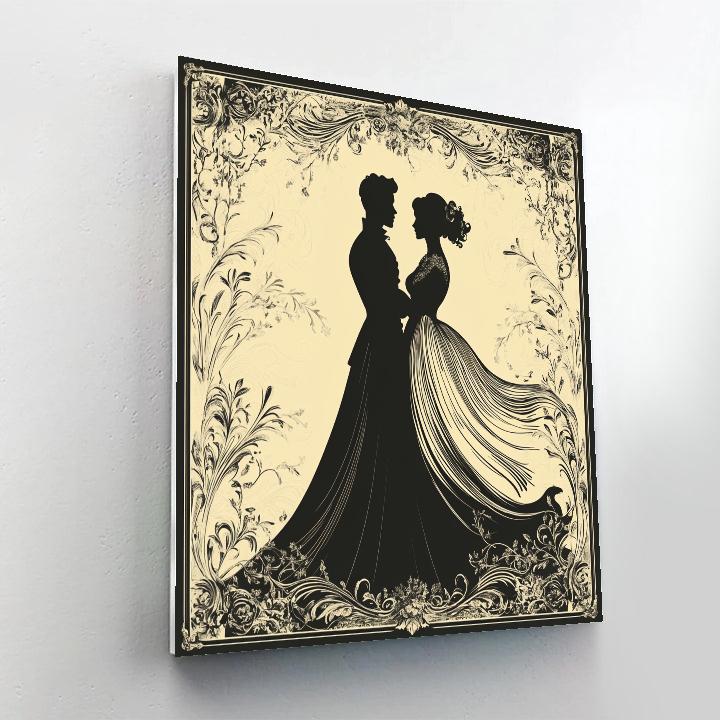 Beardsley Inspired Opera Poster Numbered painting kits