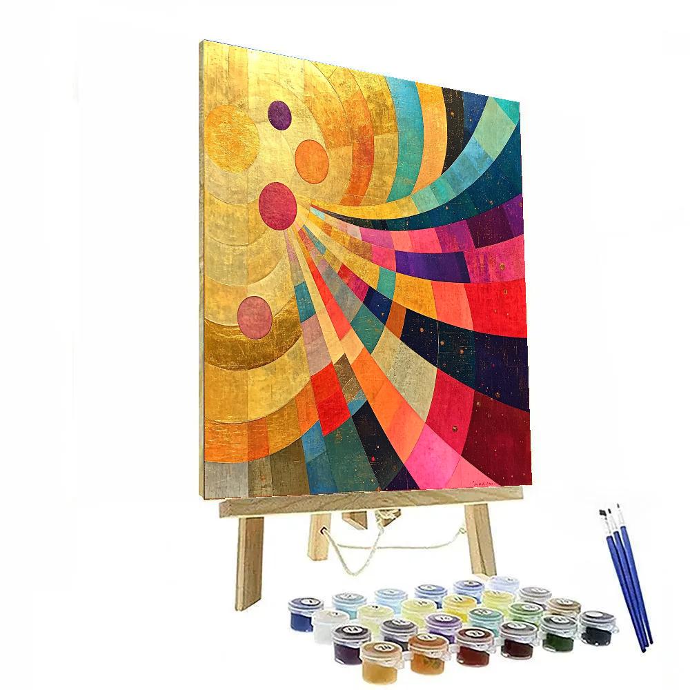Kandinsky Inspired Cosmic Concert Paint by numbers kits