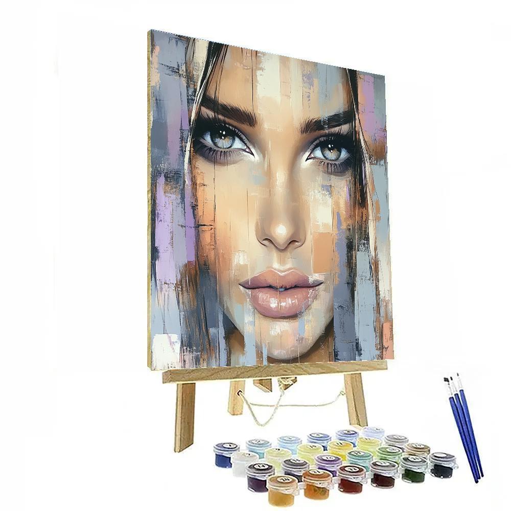 Modigliani Inspired Silent Portrait Painting by numbers kit