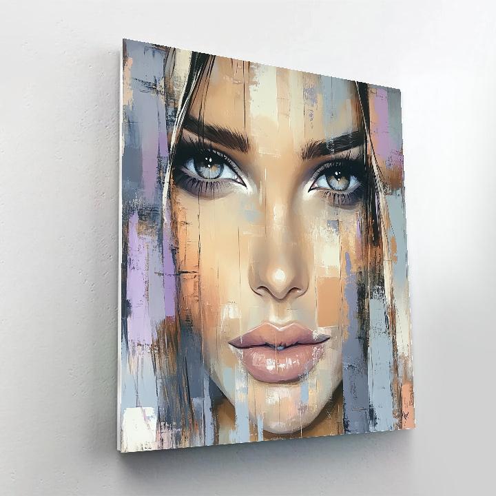 Modigliani Inspired Silent Portrait Painting by numbers kit