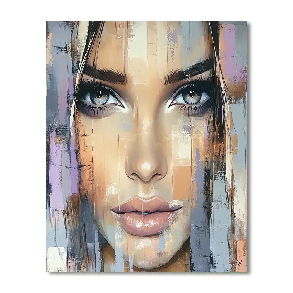Modigliani Inspired Silent Portrait Painting by numbers kit