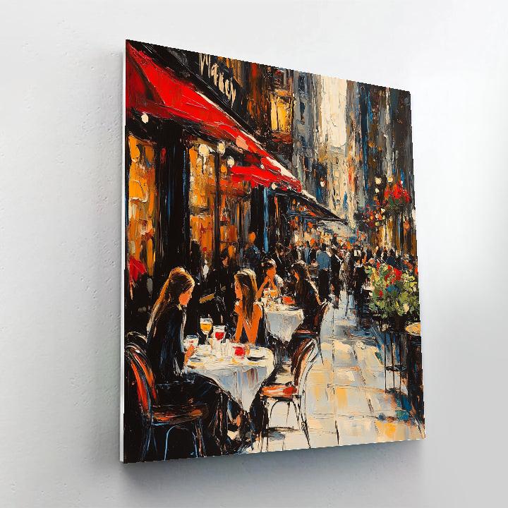 Manet Inspired Evening Café Paint by numbers kits