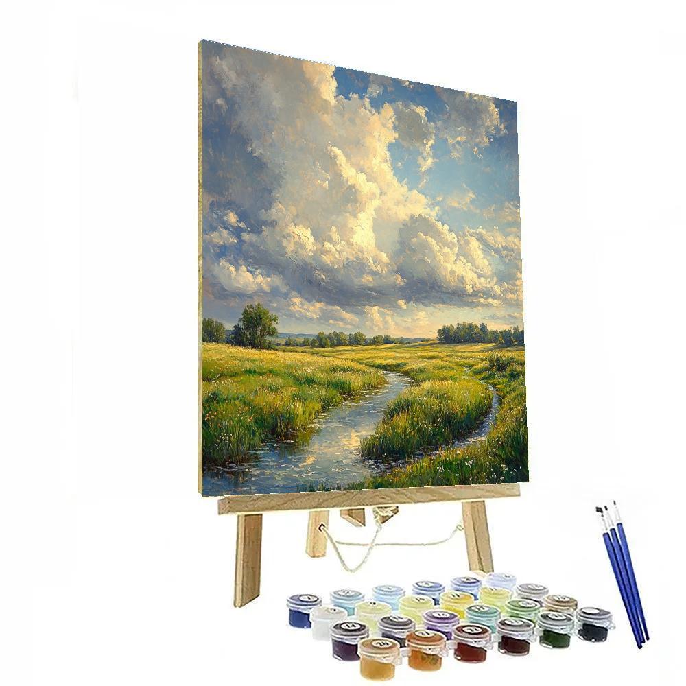 Constable Inspired Meadow Afternoon Painting by numbers kit