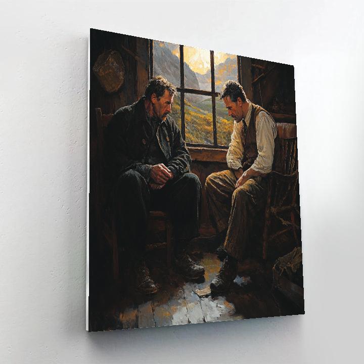 Caravaggio Inspired Reckoning paint by numbers