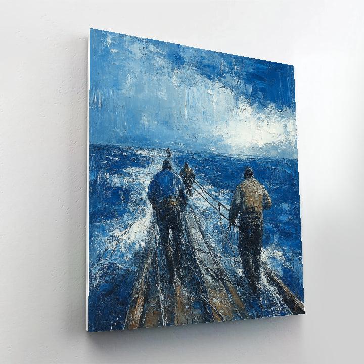 Winslow Homer Inspired Coastal Labour paint by numbers