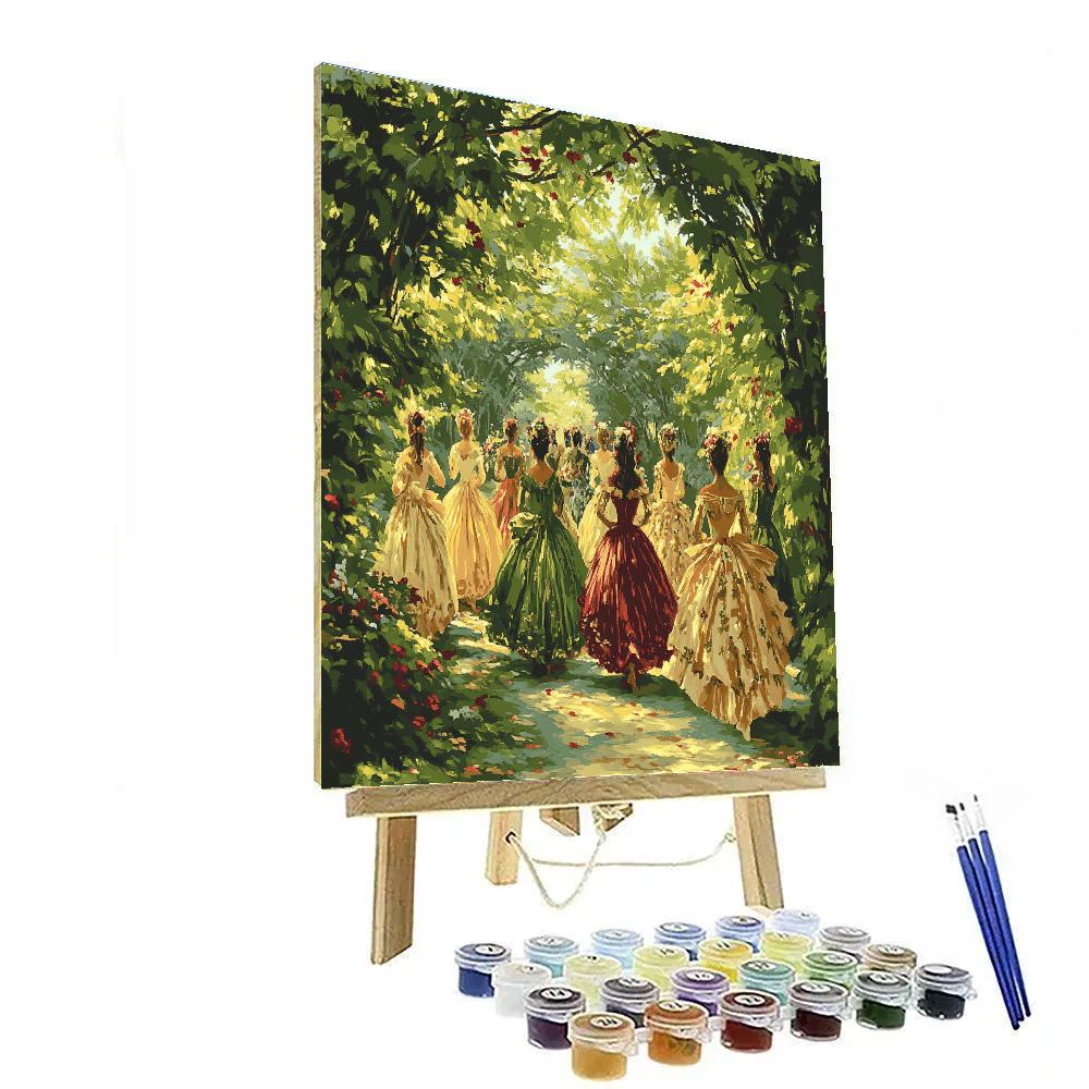 Burne Jones Inspired Enchanted Procession Paint by numbers kits