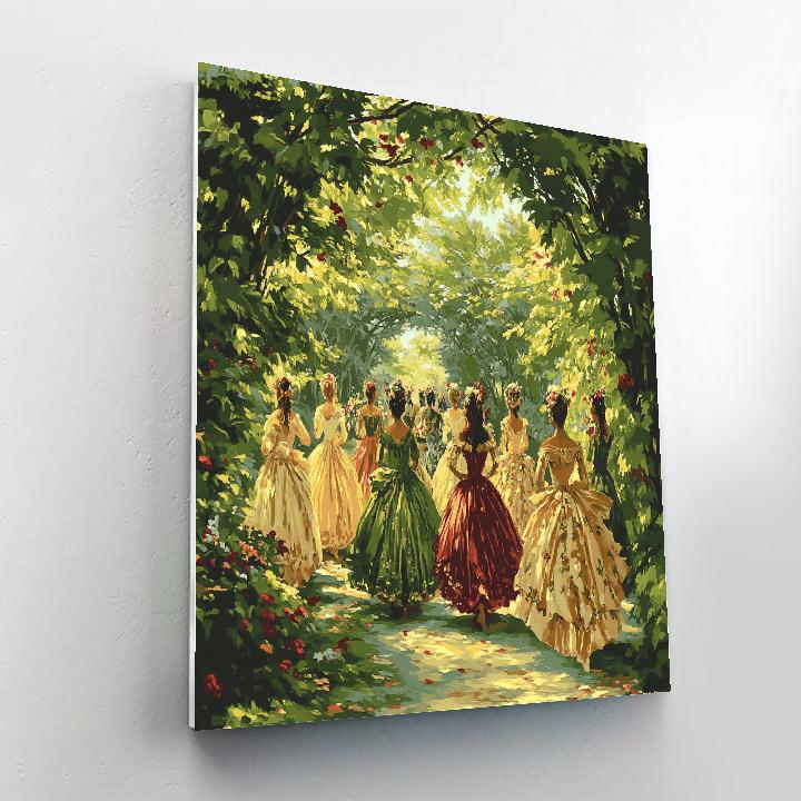 Burne Jones Inspired Enchanted Procession Paint by numbers kits