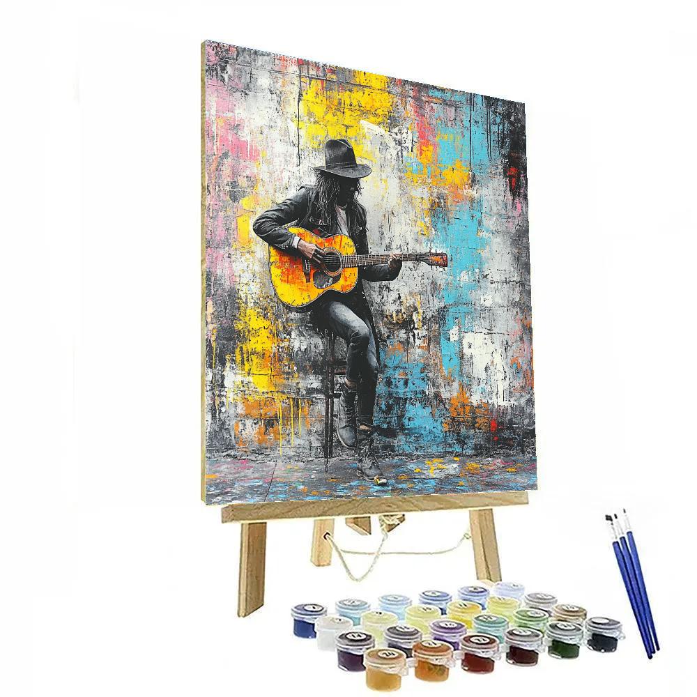 Banksy Inspired Alley Performance Painting by numbers kit